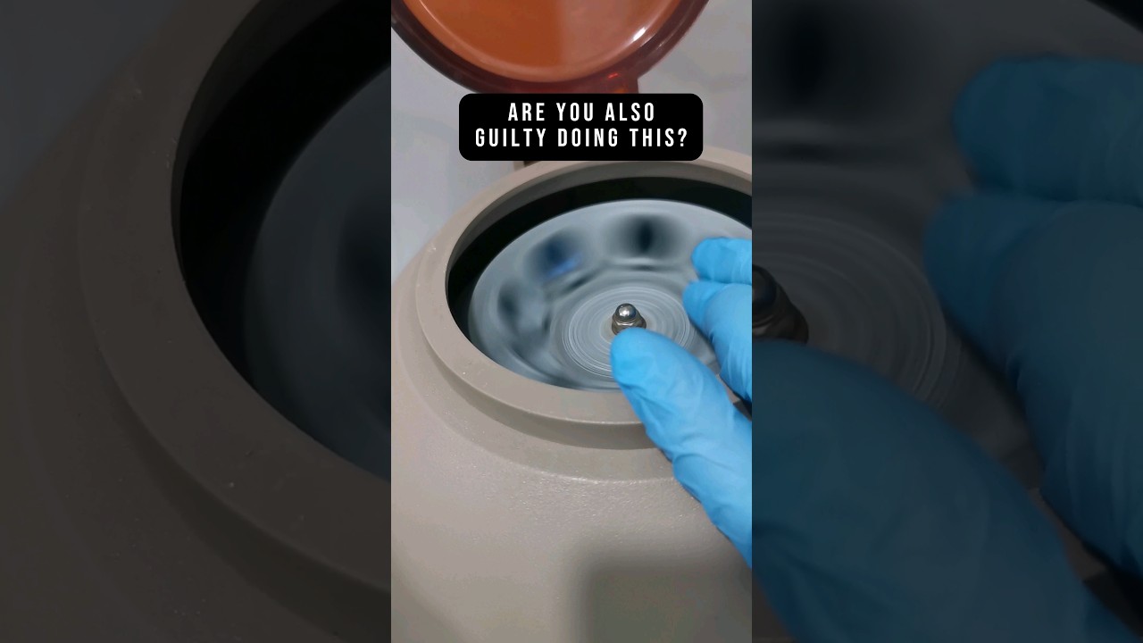 Blood centrifugation #cls #bloodtest #laboratory #mls #medtechstudent #centrifuge #bloodseparation