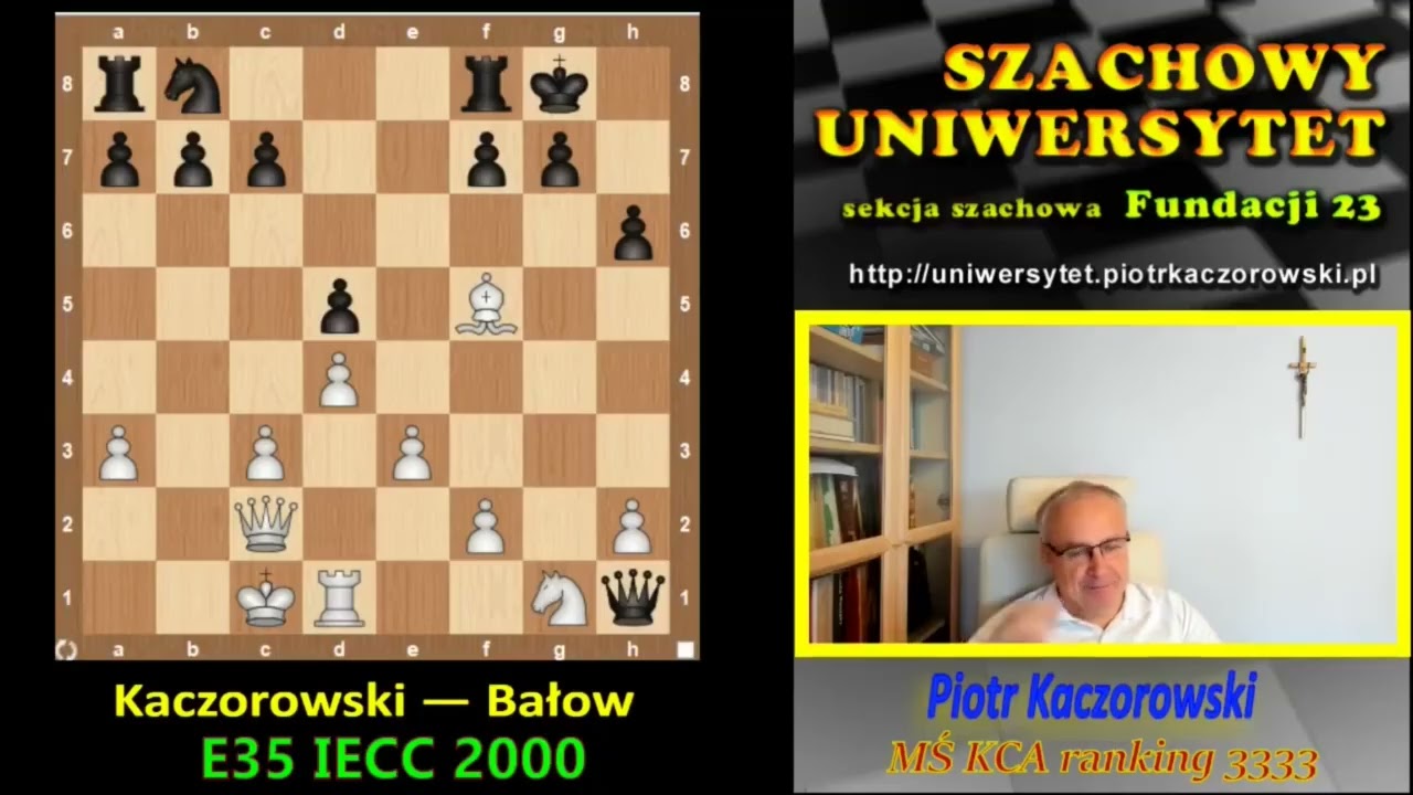 #Szachy  Piotr Kazimierz Paweł Kaczorowski wygrywa. RS.7392