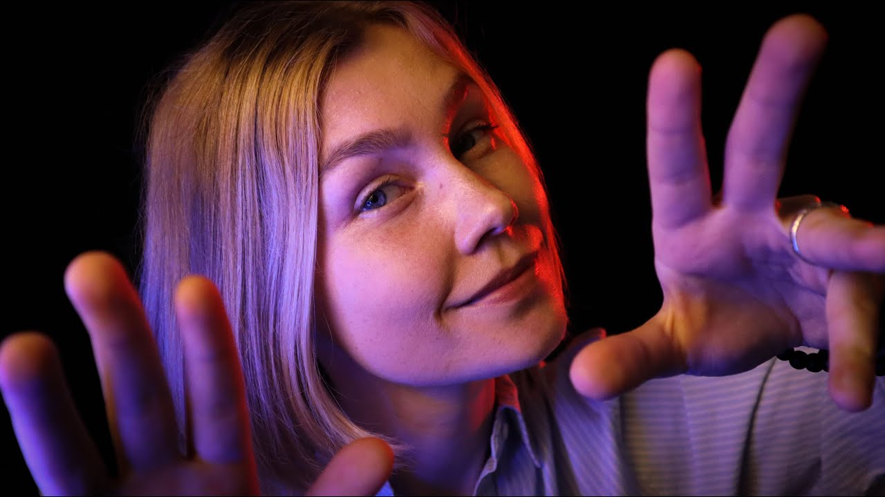 🌙АСМР близкий шепот и звуки рук для сна┃ASMR hand sounds and close up whisper