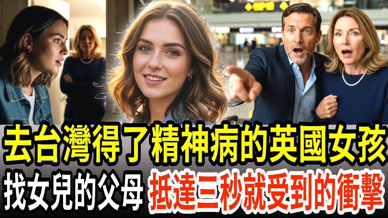 去台灣得了精神病的英國美女!瘋女兒找到台灣的英國父母,抵達三秒就受到的衝擊!為什麼一去台灣就會變這樣?