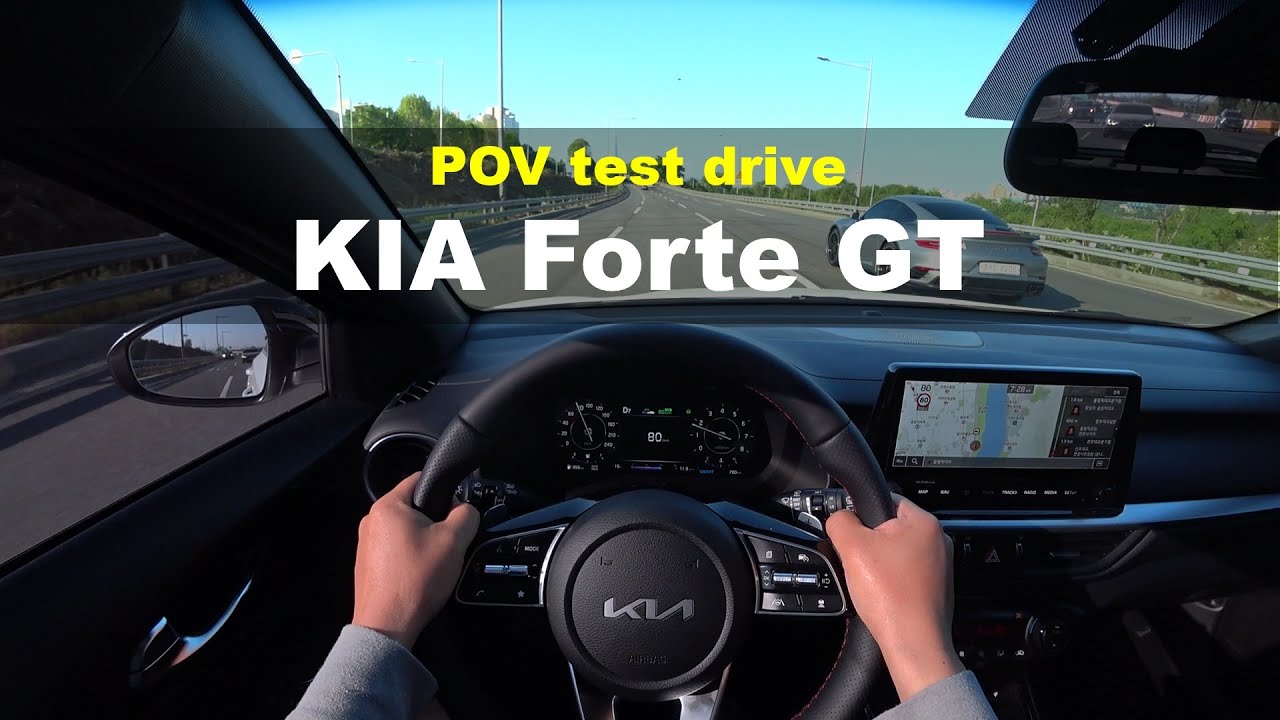 2022 KIA Forte GT 5door 1.6 T GDi POV test drive