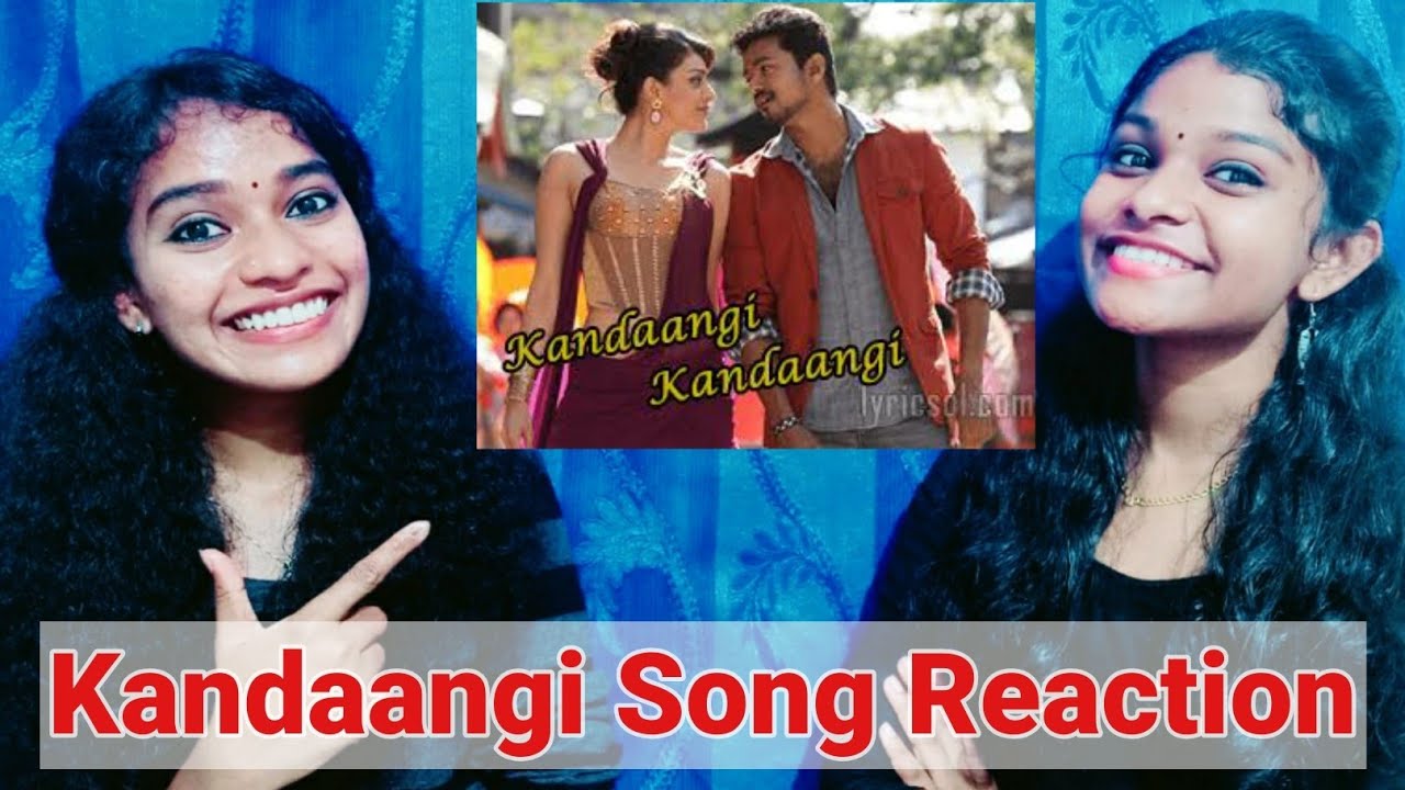 Kandaangi Song Reaction/ Jilla Tamil Movie/ Thalapathy Vijay/ Kajal Agarwal/KeralaGirlsReaction