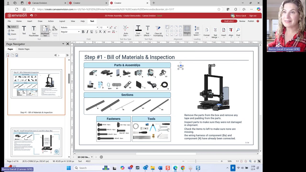 Canvas Envision Training - Working with Text Objects, Shapes, and Images