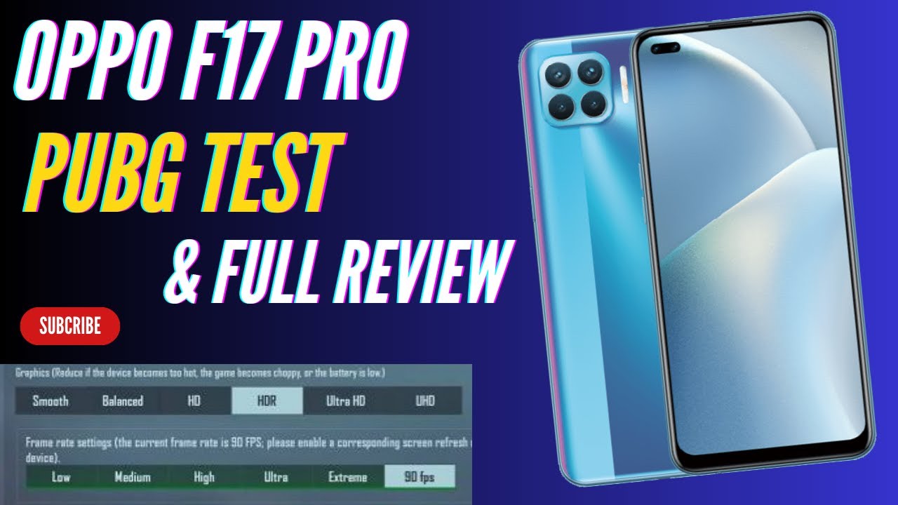 Oppo F17 Pro Pubg Test | Heating, Battery Drain Test, Max Setting, FPS Test 🔥🔥 In 2023