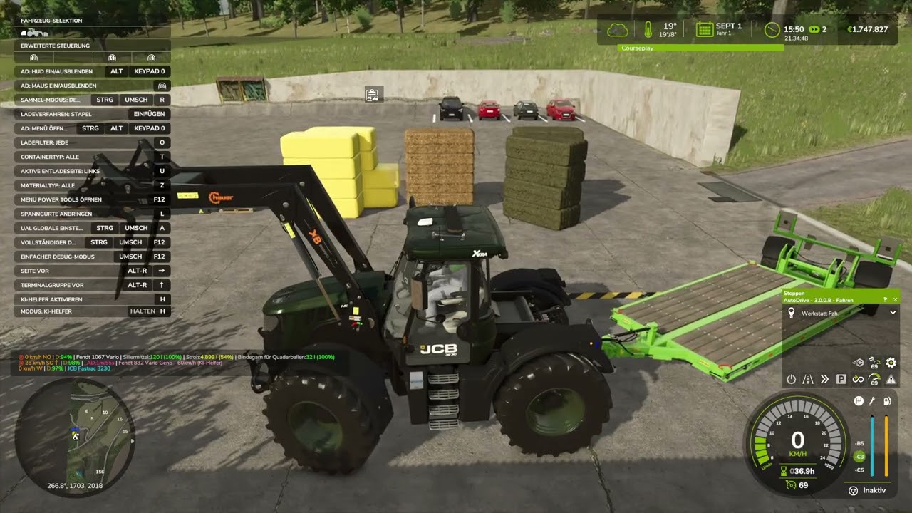 LS25 Münsinger Alb   Folge 13 Ballen verladen am Händler