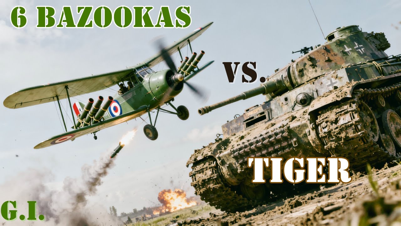 The Only "Paper Plane" That Destroyed a Tiger Tank (True Story)