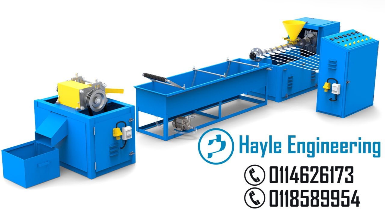 የፕላስቲክ ሪሳይክል ጥሬ እቃ ማምረቻ ማሽን | plastic recycling raw material production machine