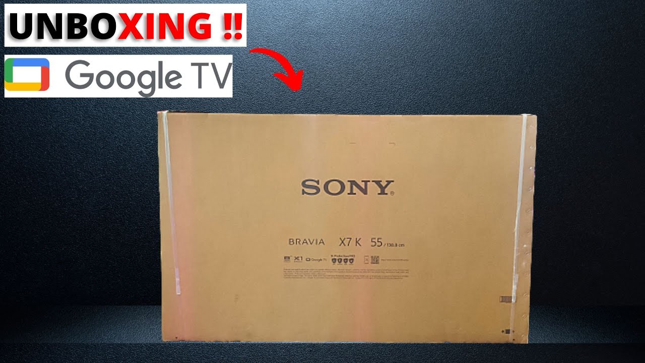 UNBOXING LED TV TERBARU SONY 55 INCH || SONY KD 55X75K
