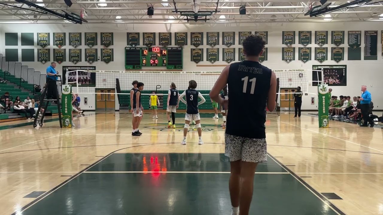 Dwyer vs Jupiter boys volleyball set 4