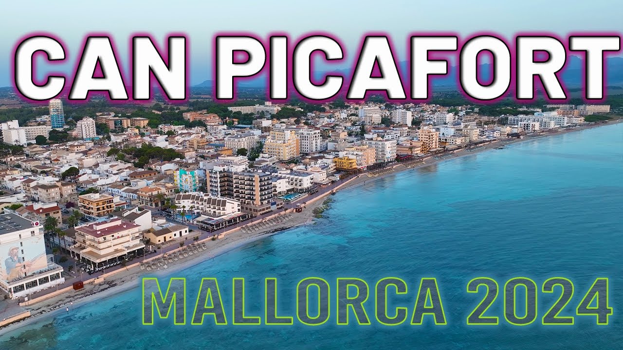 Can Picafort ♥️ Mallorca August 2024 🇪🇸 Beautiful Beach 🏖 Storm ⛈️☔️ Firework 🎆 4K
