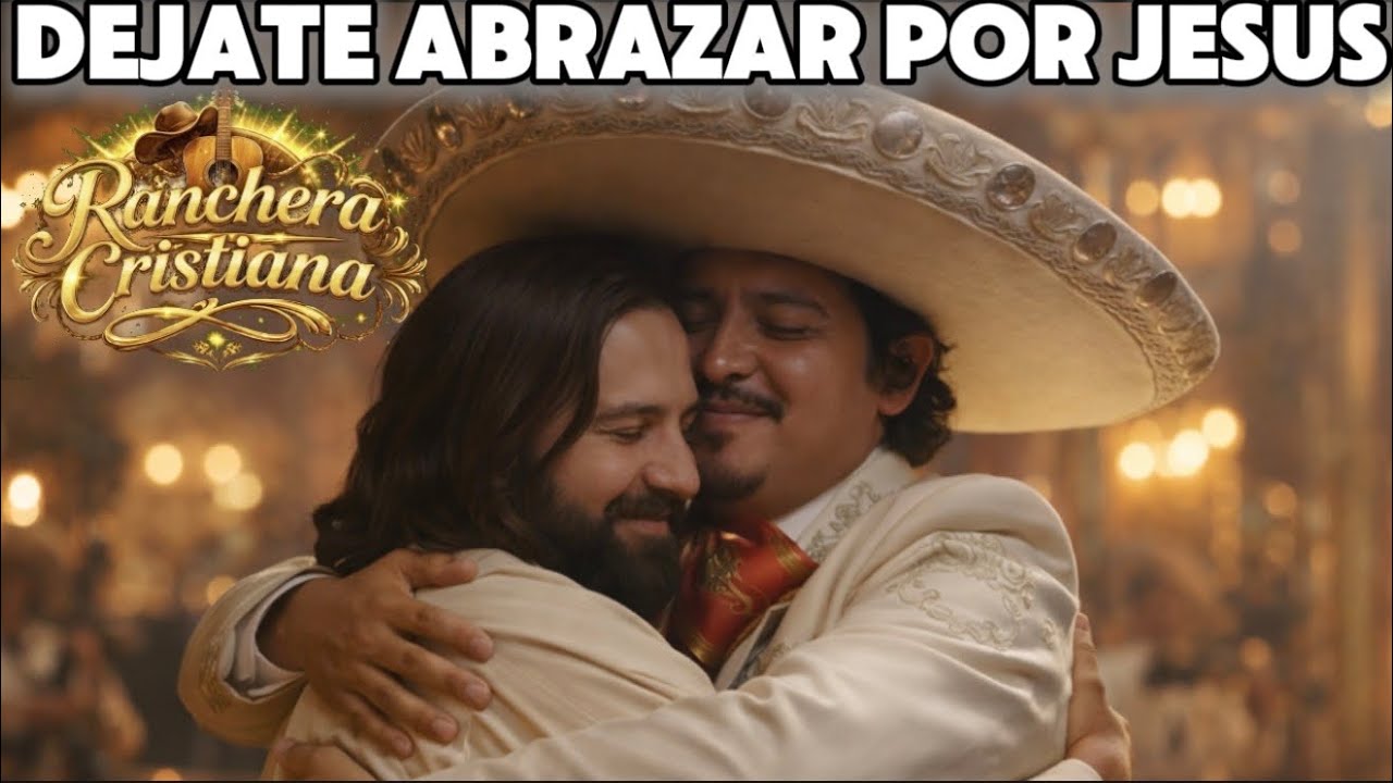 DÉJATE ABRAZAR POR JESUS - 🎶RANCHERA CRISTIANA QUE NOS ACERCA A CRISTO🎶