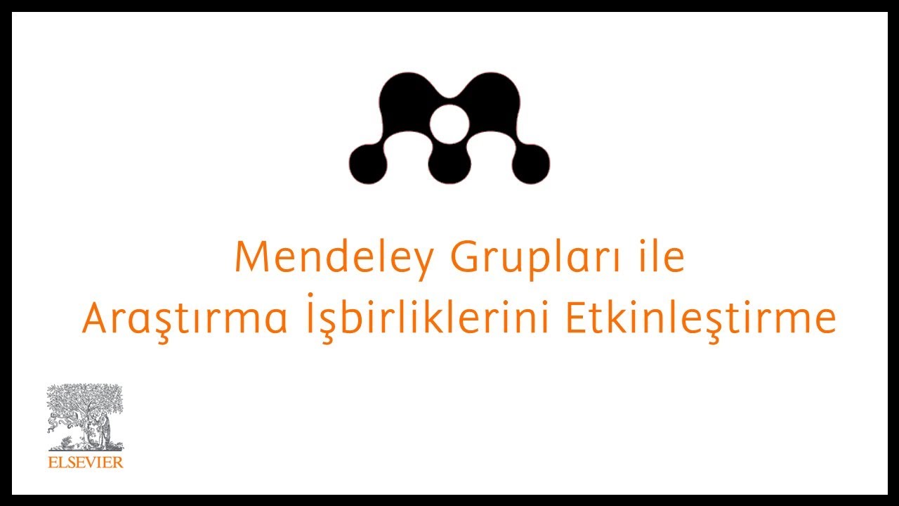 Mendeley Grupları ile Araştırma İşbirliklerini Etkinleştirme