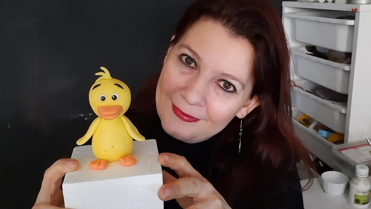 #Şeker Hamurundan ÖRDEK Nasıl Yapılır?/How to Make DUCK with Sugar Paste? 🐥