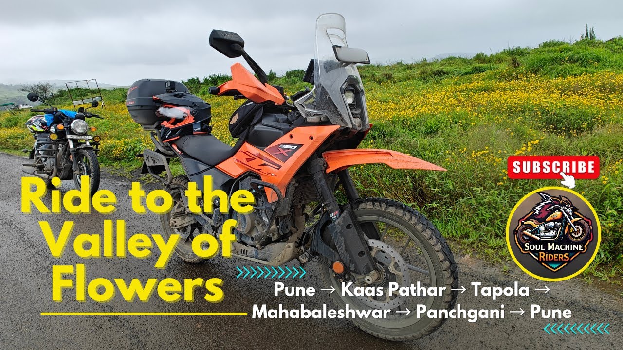 Ride to the Valley of Flowers - Kaas Pathar - Tapola - Mahabaleshwar - Panchgani - Pune #kaaspathar