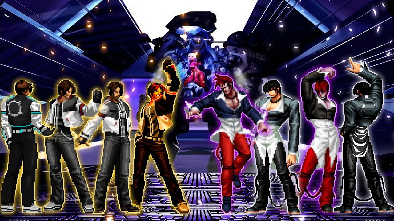 [KOF Mugen] Kyo MI Team VS. Orochi Iori Team
