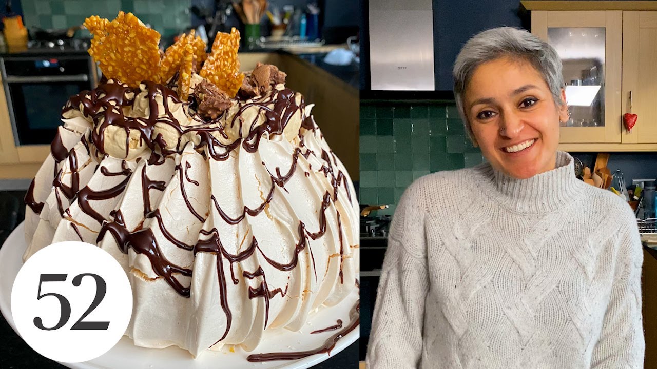 Chetna Makes a Coffee Hazelnut Pavlova | At Home With Us