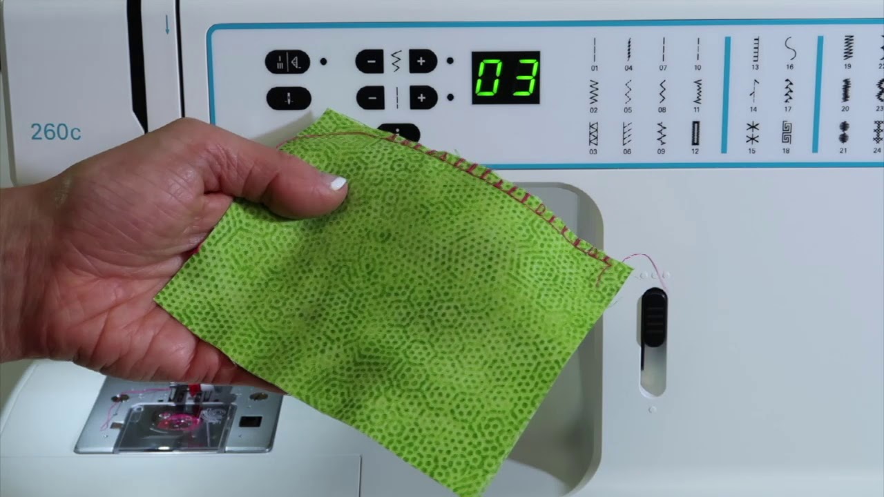 SMARTER by PFAFF 260c 20 Overlock Stitches