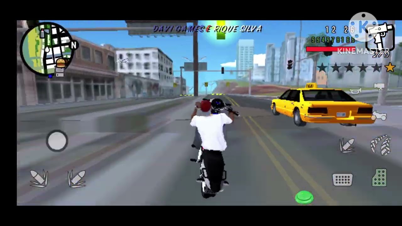 Jogando Gta motovlog parte 4 com a start