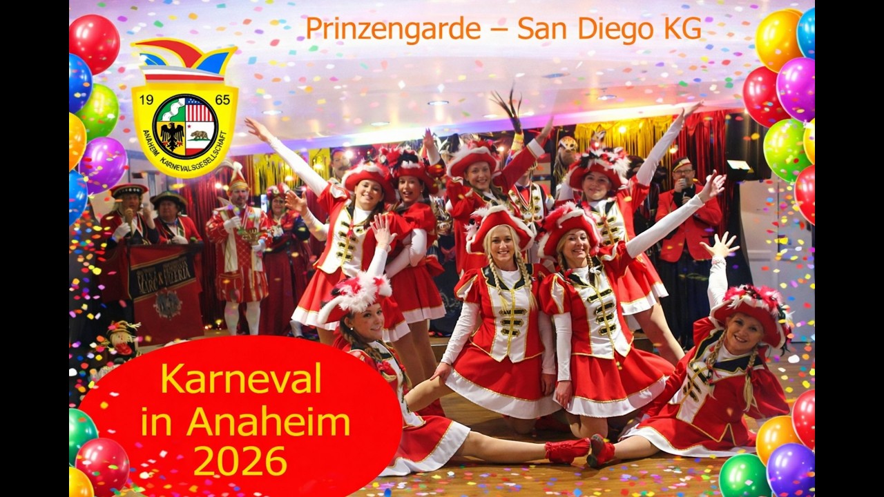 Prinzengarde – San Diego Karnevalsgesellschaft – Karneval in the Wild West 2026