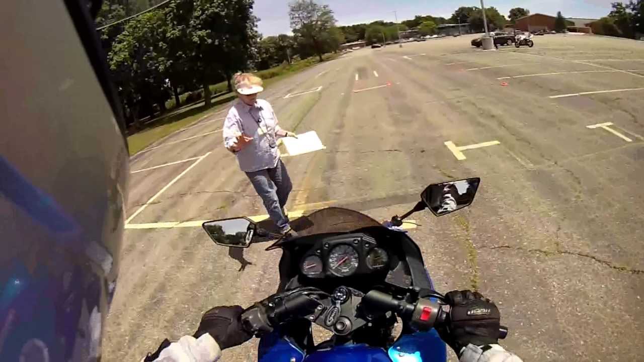 POV Motorcycle Skills Test - PASSED