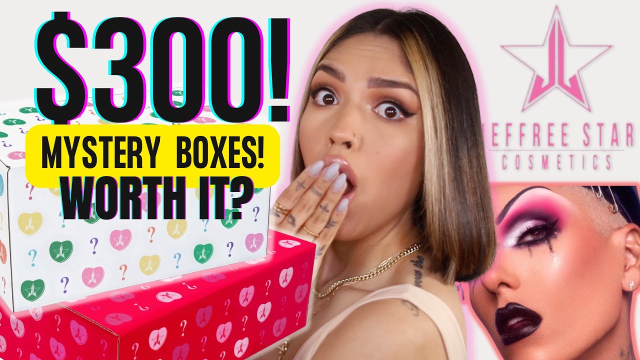 I Spent $300 On Jeffree Star Mystery Boxes! Full & HONEST Review For You!
