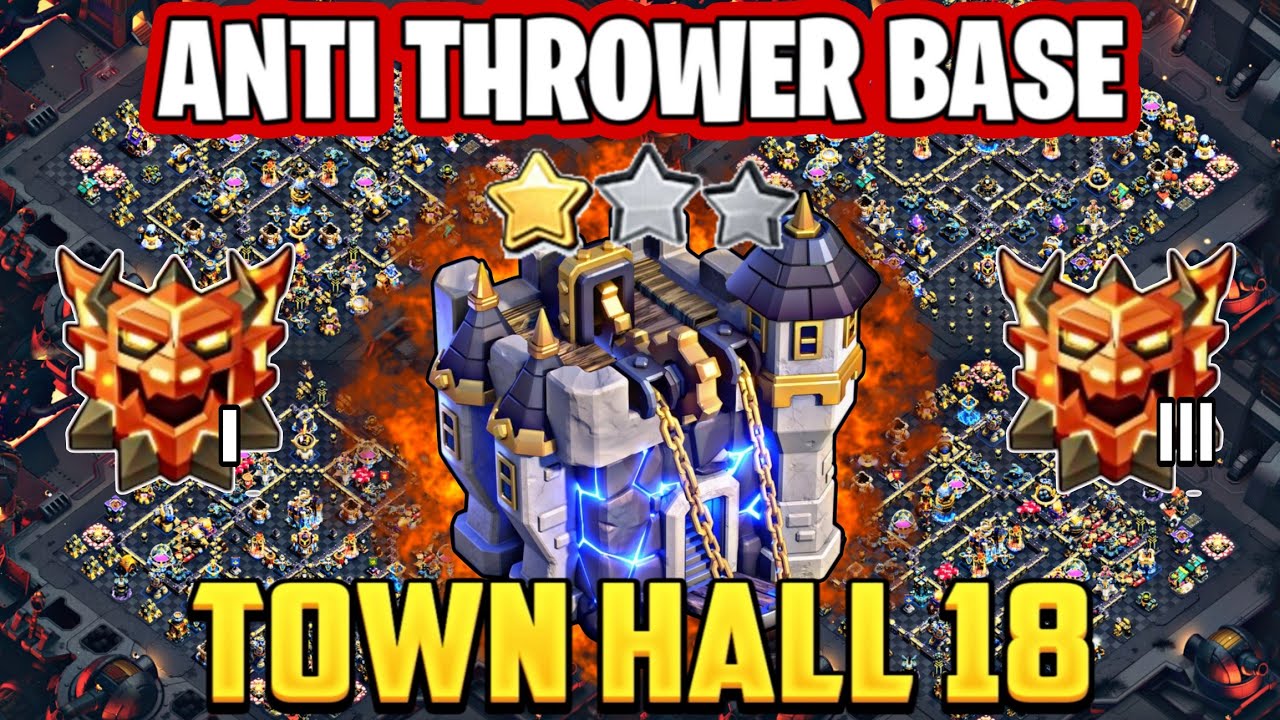 *TOP-12 TH18 PRO LEGEND + WAR BASES WITH COPY LINKS || TH18 ANTI THROWER || TH18 LEGEND BASE 2026