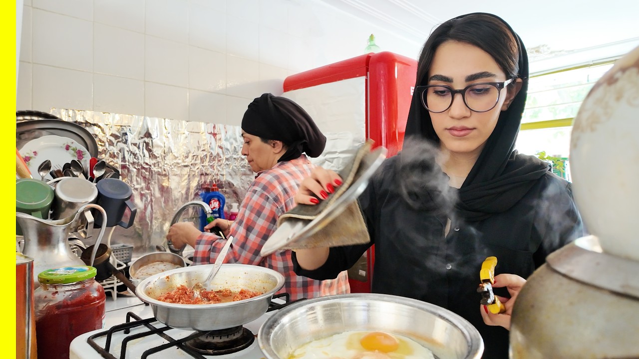 Кафе «Мать и дочь» в Иране 🇮🇷 | Настоящий персидский завтрак