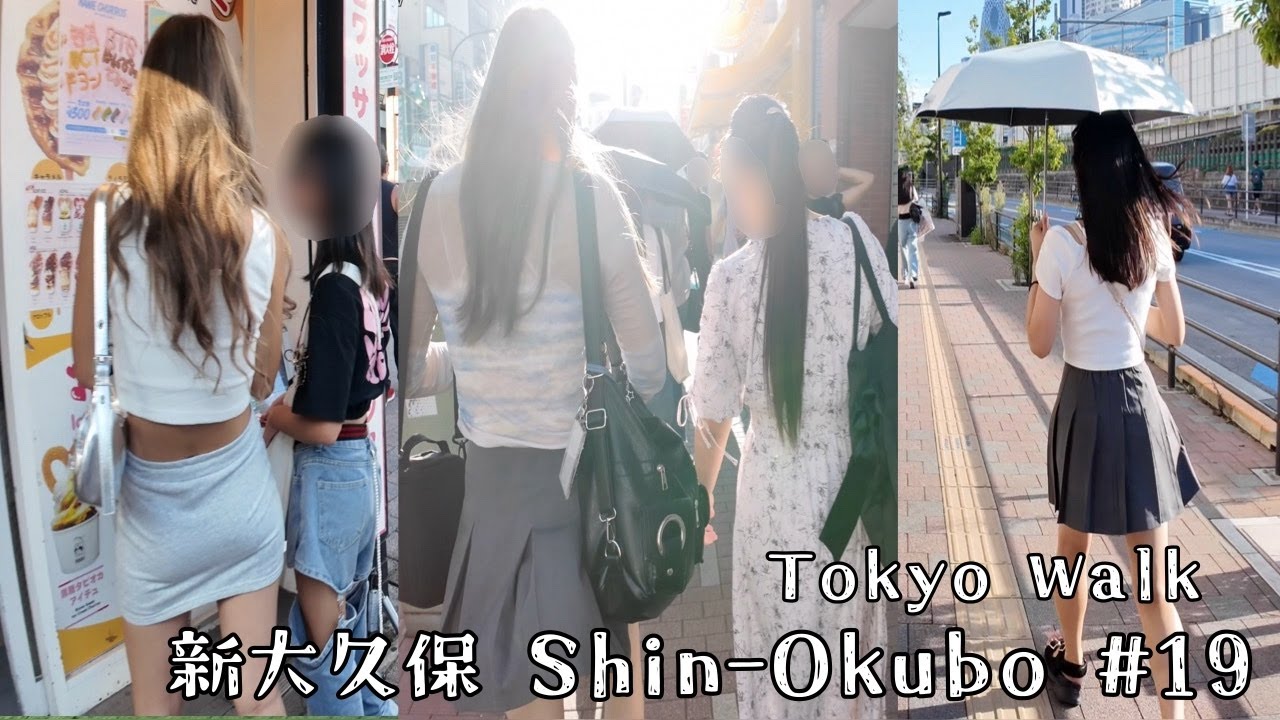 【4K Tokyo walk】新大久保 Shin-Okubo #19