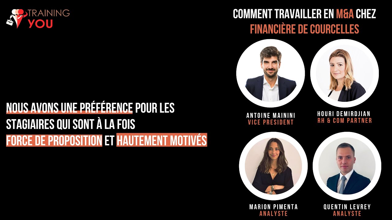 Comment travailler en M&A chez Financière de Courcelles | Ep.13