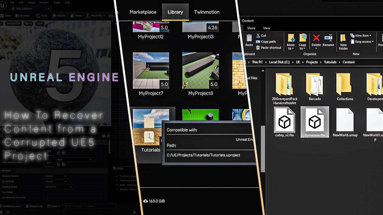 Unreal Engine 5: How To Recover Files 