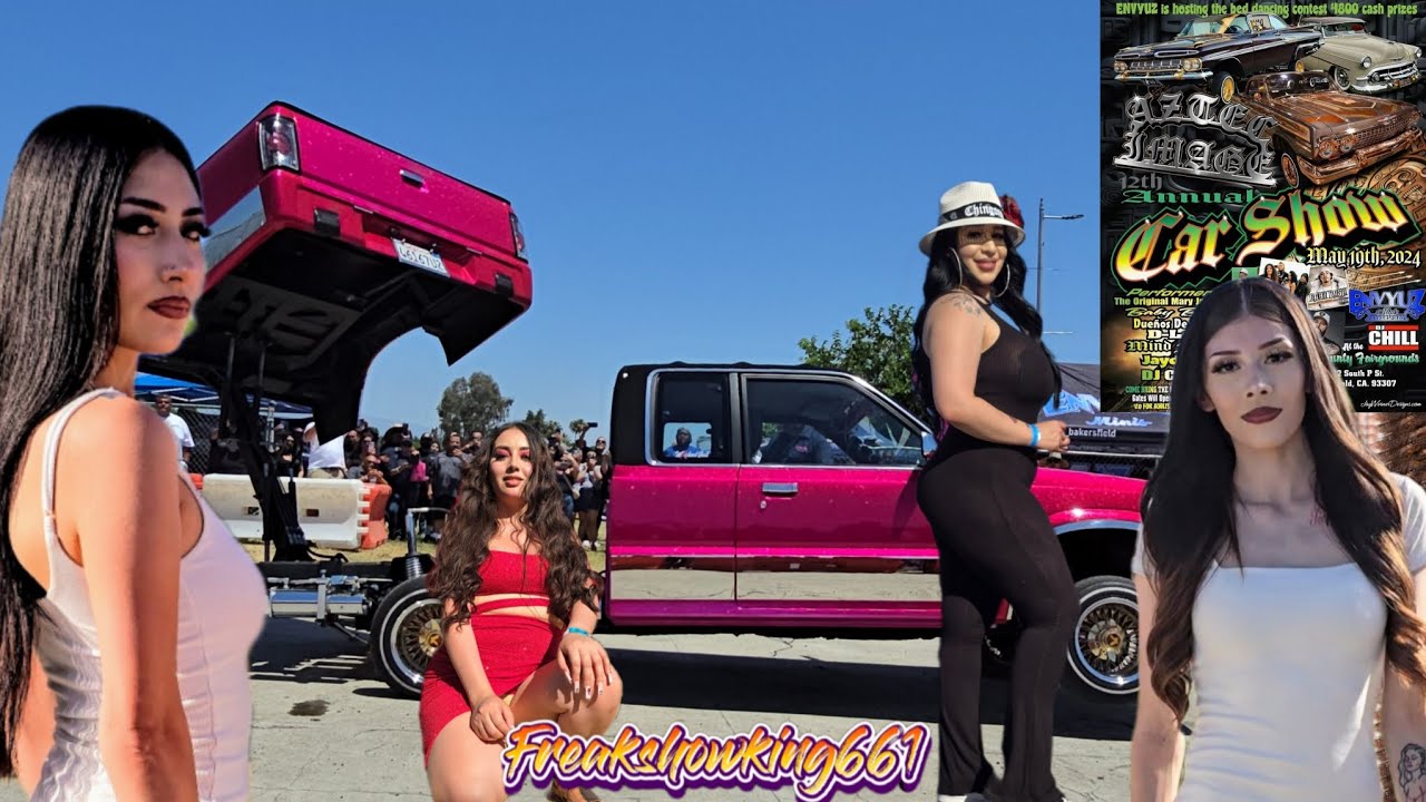 Aztec Image carshow 2024: the biggest & baddest carshow in bakersfield. bed dancing competition 🔥 🔥