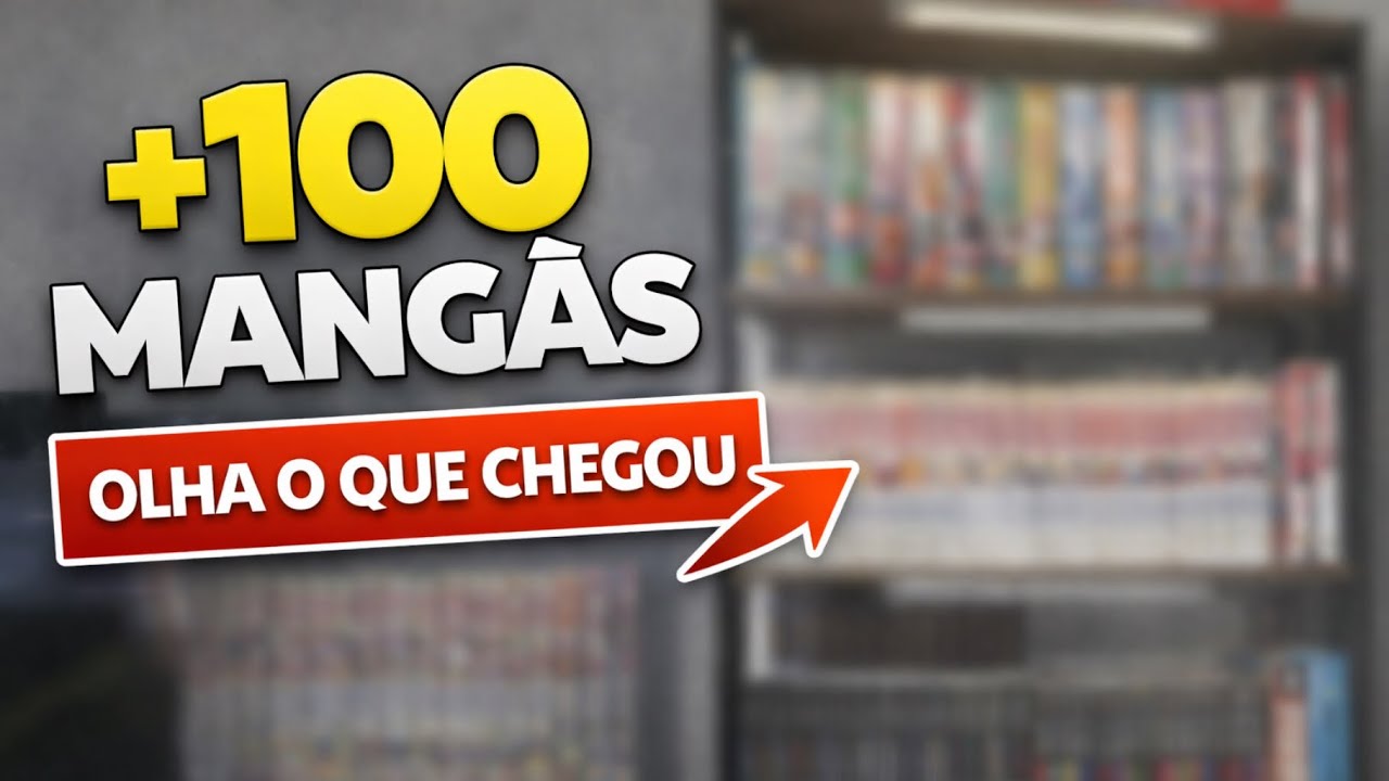 Adicionei 100 mangás à minha coleção