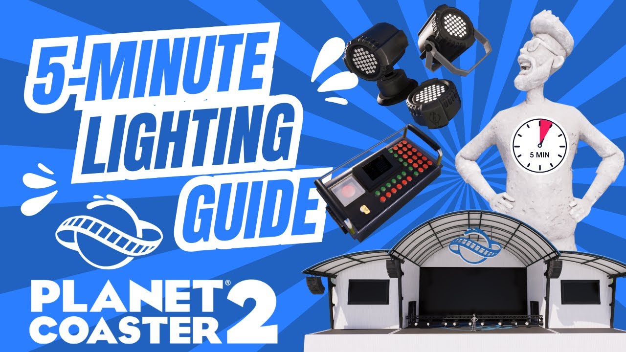 5-Minute Lighting Guide in Planet Coaster 2 #planetcoaster2 #guide #tutorial