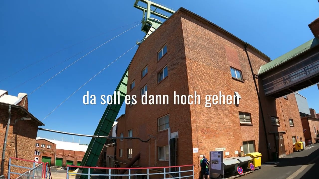 Förderturmtour am Tag der offenen Tür K+S (Kali und Salz) Unterbreizbach 2023