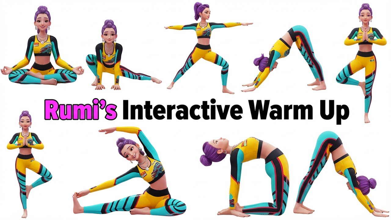 Yoga With Rumi | Idol Warrior Flow for Strength & Calm | Rainbow Yoga