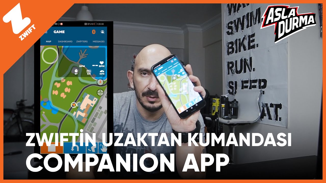 Companion: Zwiftin uzaktan kumandası | Asla Durma Zwift