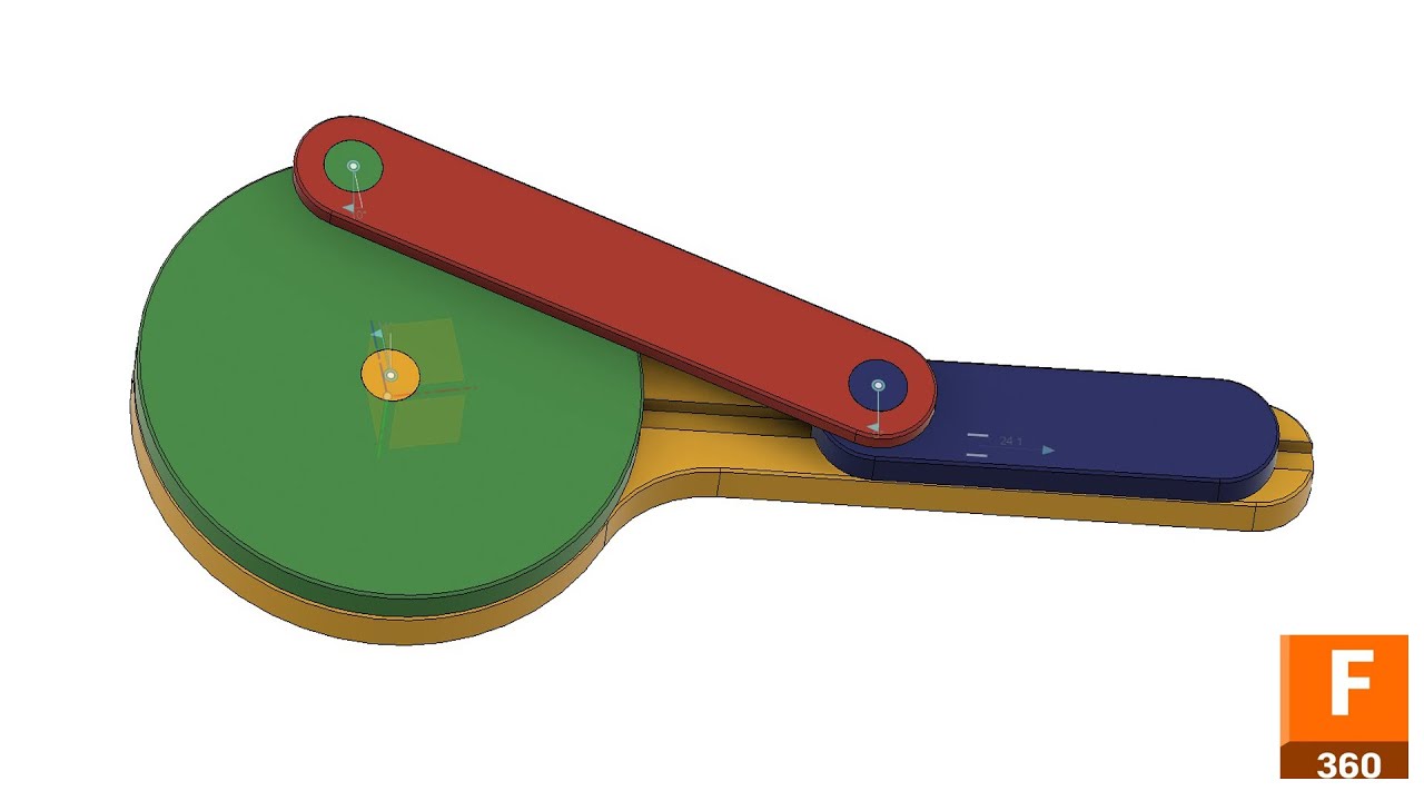 ¡Manivela Biela en Fusion 360: Diseño, Ensamblaje y Animación FACIL!
