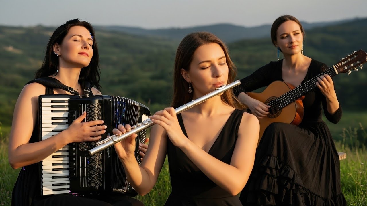 Dreamy Flamenco Guitar, Accordion & Flute for Stress Relief and Peace