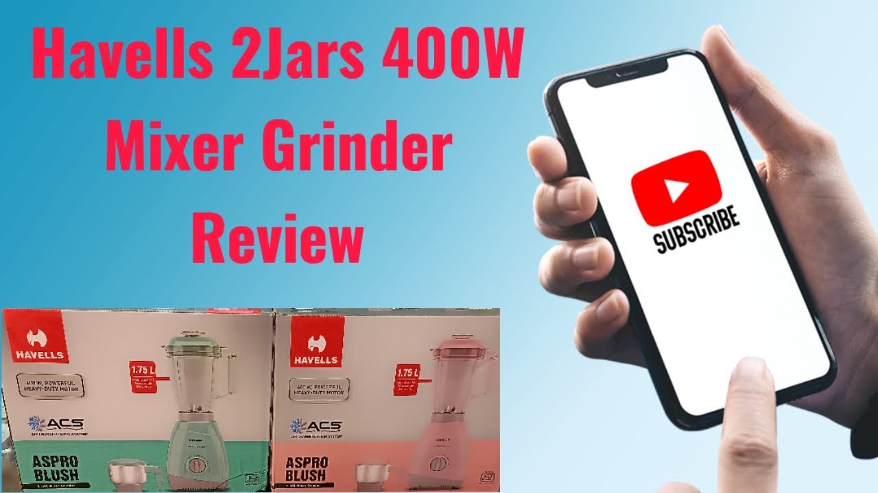 Havells aspro blush powerful motor mixer grinder | Havells 400W mixer grinder Review 2023