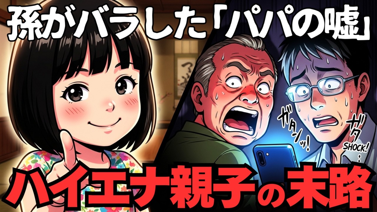【シニア朗読】「ババアに持たせても無駄w」夫のスマホに届いた息子からのLINE。遺産を狙うハイエナ親子を、離婚届と証拠で地獄へ叩き落とした結果…