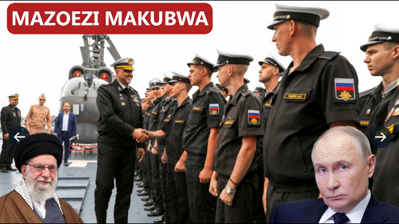 MAZOEZI HATARI YA KIJESHI KATI YA URUSI NA IRAN YAFICHULIWA, USIPIME !!