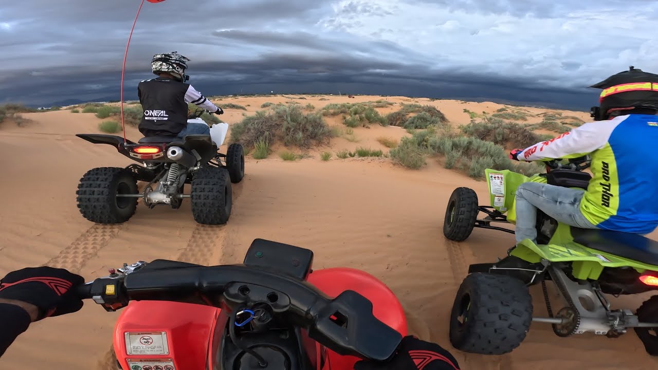 Yfz450r  Raptor 700r and Trx 300   Red Sands