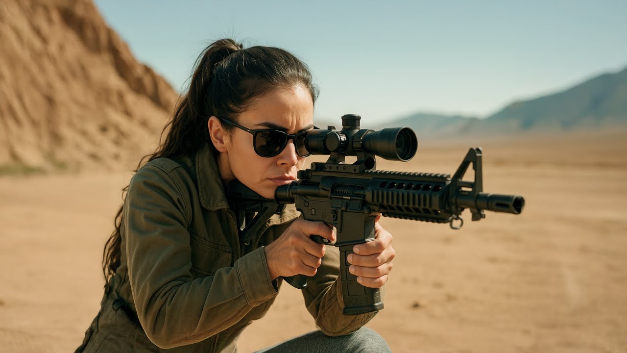 A sniper is so DEADLY accurate, there's NO way anyone could survive her shot