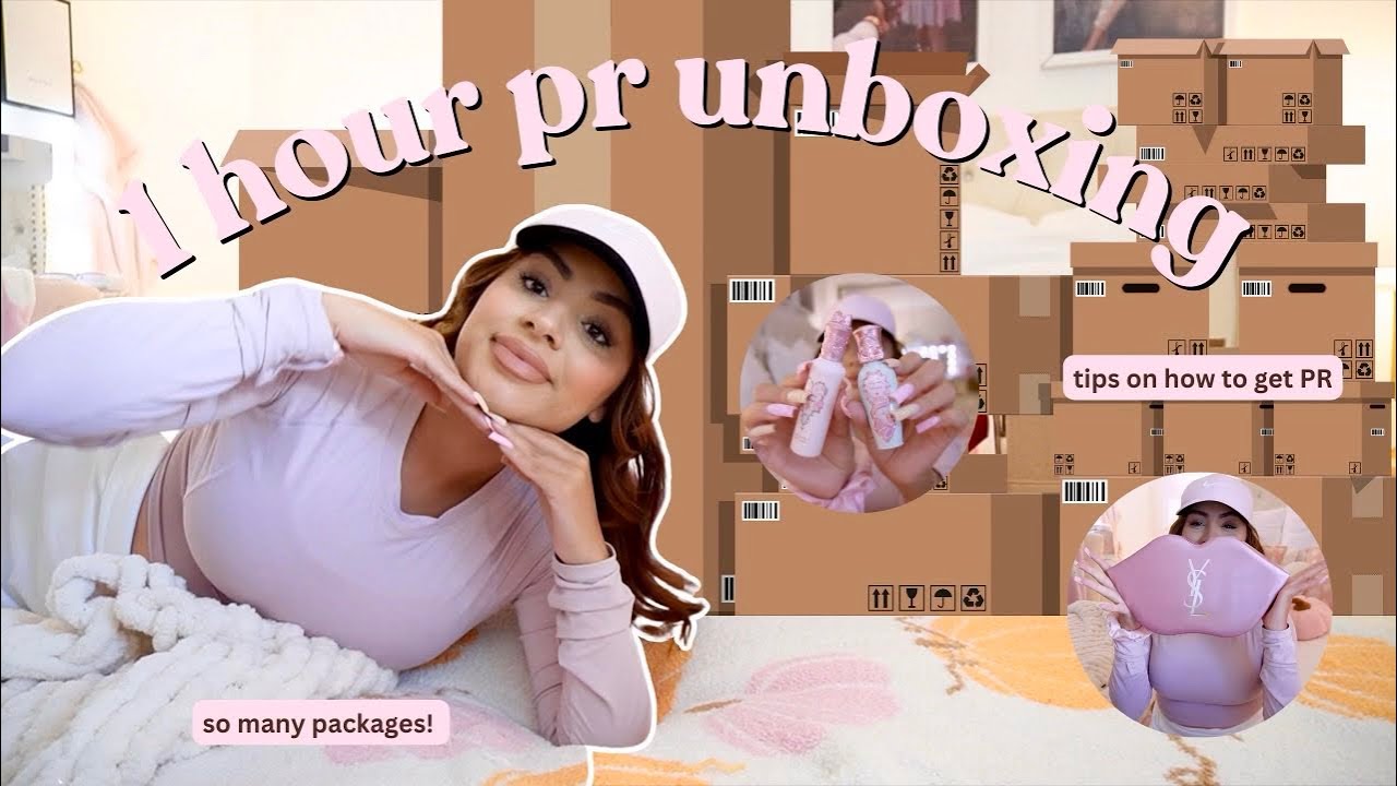 Huge 1-Hour PR Haul + How to Get PR for Beginners 📦🎀 | Tips for Influencers!