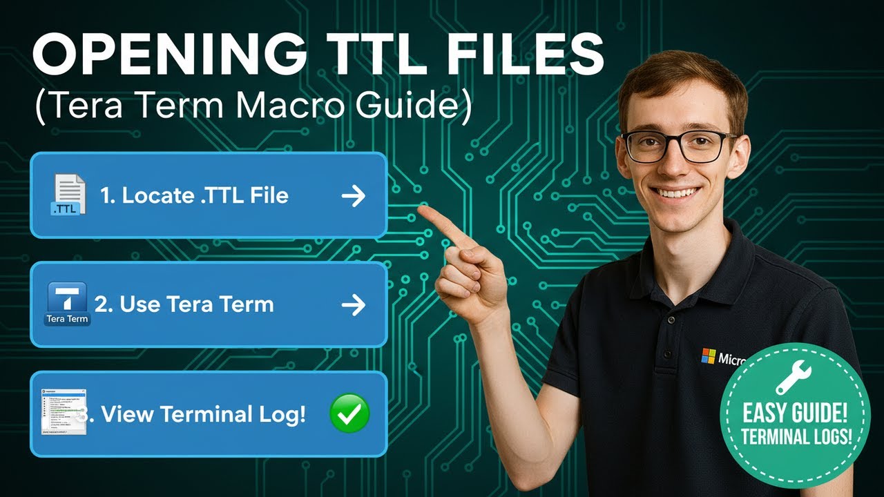 Opening TTL Files (Tera Term)
