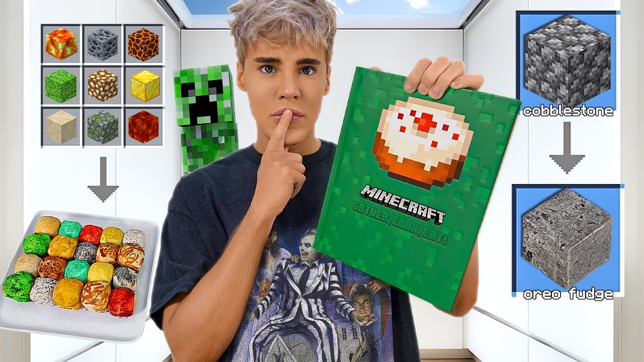 I Followed Official Minecraft Recipes For a Day