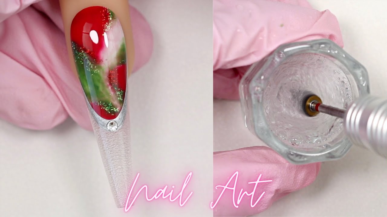 Uñas Tricolor para Fiestas Patrias 💅🏻🇲🇽 con agua y jabón / nail art