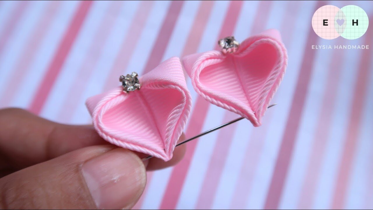Amazing Kanzashi Flower - Hand Embroidery Works - Ribbon Tricks & Easy Making Tutorial #28
