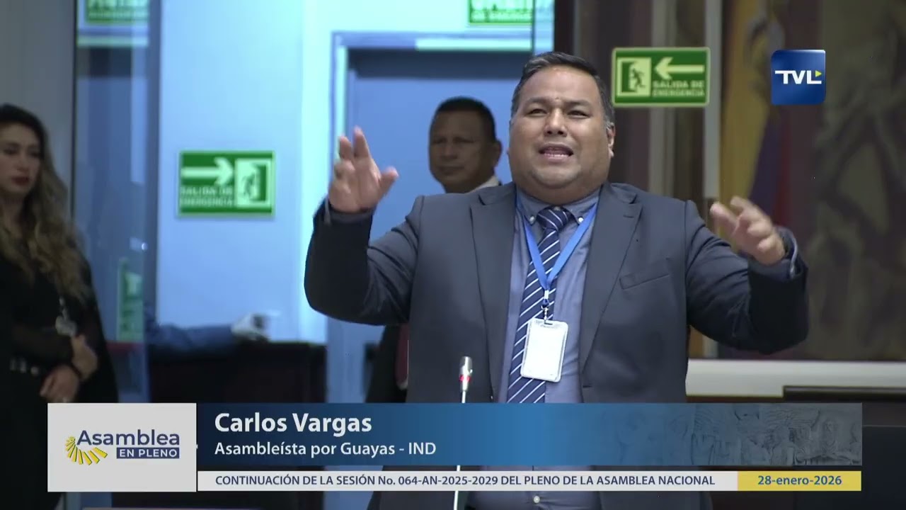 Asambleísta Carlos Vargas - Sesión 064