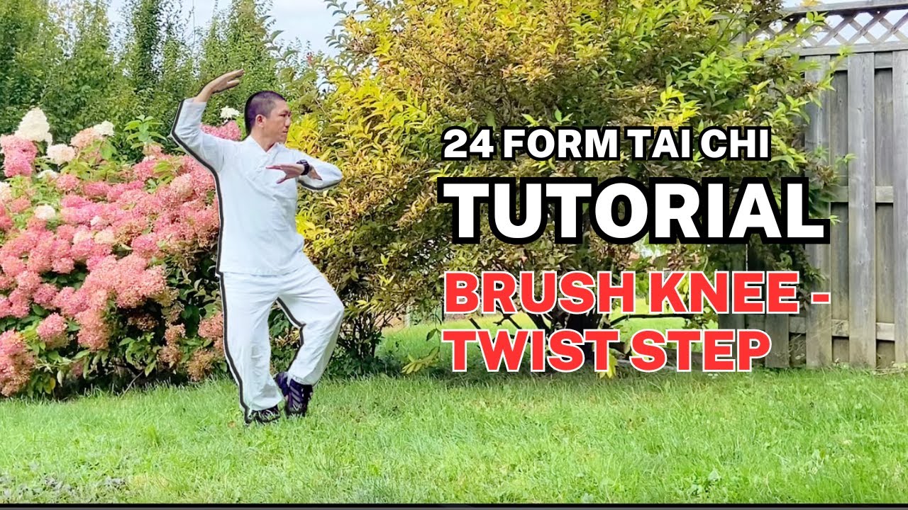 24 Form Tai Chi Tutorial - Brush Knee and Twist Step